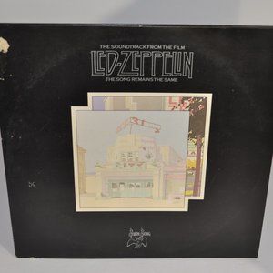 LED ZEPPELIN Song Remains The Same SWAN SONG 2XLP gatefold w/ attached booklet